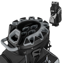 Load image into Gallery viewer, Tangkula Golf Cart Bag, 14-Way Full Length Dividers, Grey
