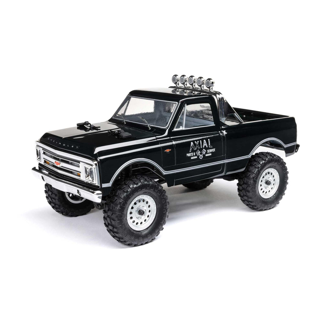RC Truck 1/24 SCX24 1967 Chevrolet C10 4WD Truck RTR (Comes with Everything Needed to Run), Black, AXI00001V2T4