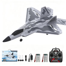 Load image into Gallery viewer, XMFHANG RC Plane 4 Channel, F22 Remote Control Airplane, 2.4GHZ RC Jet Fighter
