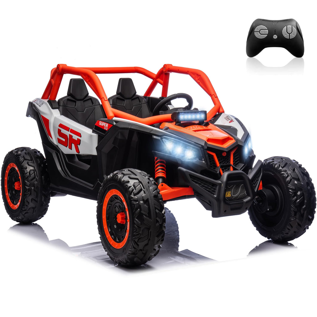 24V 7AH 2 Seater Power Wheels for Big Kid, 25