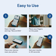Load image into Gallery viewer, KardiaMobile 1-Lead EKG Monitor, Medical-Grade FDA-Cleared Personal Heart Monitor, Detects Normal, AFib &amp; Arrhythmias, 30 Second Results, Works with Most Smartphones, HSA&amp;FSA Eligible
