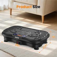 Load image into Gallery viewer, AXV Vibration Plate Fitness Platform Exercise Machine Vibrating Shaking Full Body Shaker Workout Vibrate Stand Shake Board Sport for Weight Loss Fat Burner for Gym Home Office
