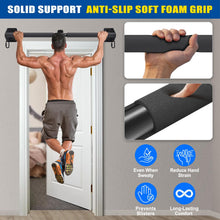 Load image into Gallery viewer, Kipika Heavy Duty Wall Mounted Pull Up Bar - (32" Straight Type &amp; Foam-padded Handles)
