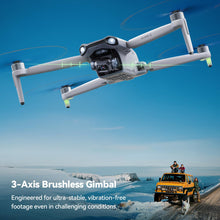 Load image into Gallery viewer, 2 Drone with 6K Camera for Adults, 3-Axis Gimbal, 4K/30fps Video, 70-Min Flight Time with 2 Batteries, 10000ft FPV Transmission Professional Drone
