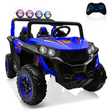 Load image into Gallery viewer, 2 Seater Ride on Car Truck,24V Electric Vehicle Car for Kids 3-8 Years,200W Motors,4 Shock Absorbers, Music Play (Blue)
