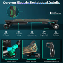 Load image into Gallery viewer, Electric Skateboards with Remote, 1200W Powerful Motor, 28MPH Top Speed, 4000mAH Battery, 16 Miles Max Range E Skateboard
