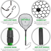 Load image into Gallery viewer, Rubber Fishing Net with Handle - Telescoping Fish Nets for Fishing
