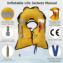 Load image into Gallery viewer, HWAYAN | Manual Inflatable Life Jacket for Adults| Supports up to 330 lbs
