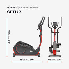 Load image into Gallery viewer, Reebok FR30 Home Elliptical Cross Trainer - Red
