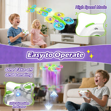 Load image into Gallery viewer, FUNPX LED RC Drone for Kids 6+, Christmas Birthday Gift for Boys &amp; Girls with Remote Batteries
