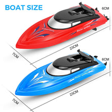 Load image into Gallery viewer, 3PACK Remote Control Rc Boat for Kids, 2.4Ghz Control, Whole Body Waterproof, 6 Rechargeable Batteries Summer Water Toys
