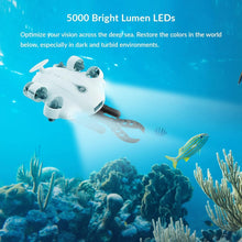 Load image into Gallery viewer, Underwater Drone with Robotic Arm, with Removable SD Card, QYSEA AI Vision Lock 360° Omnidirectional Movement
