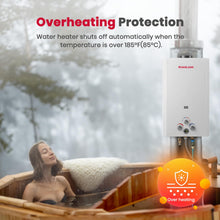 Load image into Gallery viewer, GASLAND 4.22GPM Portable Propane Outdoor Tankless Water Heater| 110,000 BTU
