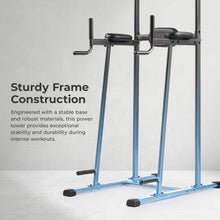Load image into Gallery viewer, Sunny Health &amp; Fitness Multi-Function Compact Power Tower Pull Up Bar- 300 LB Weight Capacity
