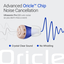 Load image into Gallery viewer, Oricle Standard 2.0 Hearing Aids for Seniors - Oricle Hearing Aids for Adults with Advanced Noise Cancellation - Easy Volume Control with Portable Charging Case
