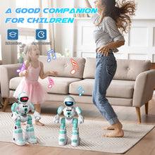Load image into Gallery viewer, Kids Robot Toys, Remote Control Robot, Programmable Robot with Recorded Voice Music Dance Gesture Control
