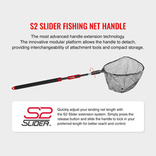 Load image into Gallery viewer, EGO S2 Slider Fishing Landing Net, Large Rubber Mesh, 29-60-Inch Handle
