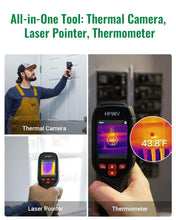 Load image into Gallery viewer, HF96V Thermal Camera with Visual Camera &amp; Laser Pointer, Intelligent Scene Detection
