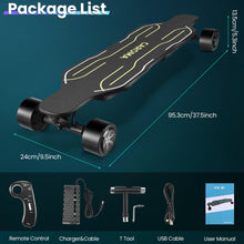Load image into Gallery viewer, Electric Skateboards with Remote, 1200W Powerful Motor, 28MPH Top Speed, 4000mAH Battery, 16 Miles Max Range E Skateboard

