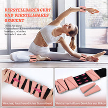Load image into Gallery viewer, BECOJADDE Ankle Weights Set of 2 (2 lb Each) Adjustable Wrist Weights -Pewter Peach
