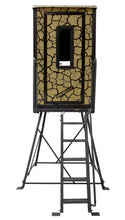 Load image into Gallery viewer, Striker Box Blind W/Elite 5' Tower/Steel WALL CONSTUCTION/Cracked MUD CAMO
