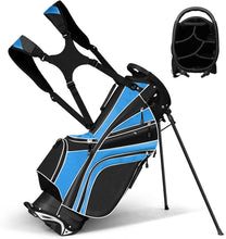 Load image into Gallery viewer, Tangkula Golf Stand Bag with 6 Way Top Dividers, Blue

