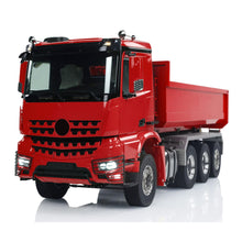 Load image into Gallery viewer, 1/14 8X8 RC Hydraulic Roll On Off Full Dumper Truck RC Dump Construction Vehicle Model U-Shaped Short Bucket
