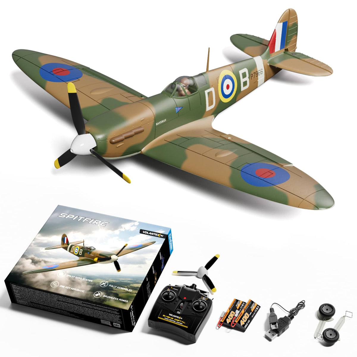 volantexrc Brushless RC Plane, 4 Channel Remote Control Airplane Fight ...