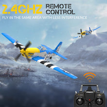 Load image into Gallery viewer, RC Plane RTF 4 Channel Remote Control Airplane with 3 Modes - Ready to Fly Upgrade P51 Mustang RC Airplane for Beginners Adult
