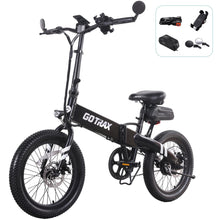 Load image into Gallery viewer, 20&quot; Electric Bike, Max Range 50 Miles &amp; 20Mph Power by 350W, LCD Display &amp; 5 Pedal-Assist Levels, Adult Folding Bike
