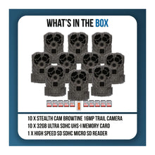 Load image into Gallery viewer, Stealth Cam Browtine 16MP Durable Trail Camera Bundle
