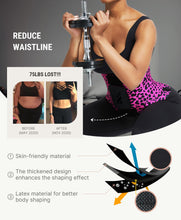 Load image into Gallery viewer, FeelinGirl Women Workout Waist Trainer Corset Cincher  Body Shaping Workout Body Shaper Rose Leopard XXL
