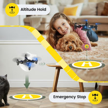Load image into Gallery viewer, Holy Stone HS190 Foldable Mini Drone for Kids Beginners, RC Nano Quadcopter with Altitude Hold, 3D Flips, High Speeds Rotation, Headless Mode, Throw to Go, One Key Return, Great Gift Toys for Boys and Girls, Blue
