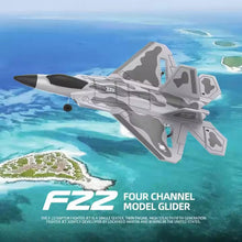 Load image into Gallery viewer, XMFHANG RC Plane 4 Channel, F22 Remote Control Airplane, 2.4GHZ RC Jet Fighter
