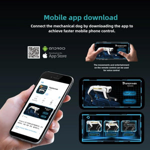 AI Simulation Robot Dog - Remote Control Toy for Kids, Programmable Interactive, Shakes Hands, Shoots (Shoots Dog)