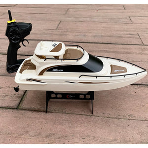 Remote Control Boat 4CH Electric Watercraft RC Sail Cruise Ship 15km/h for Lake Pool Boy Kids 8y+