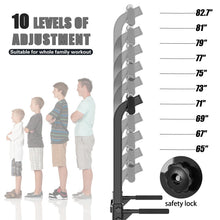 Load image into Gallery viewer, soges Power Tower Pull Up &amp; Dip Station Multi-Function Home Strength Training -Black
