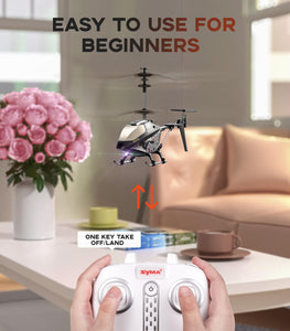 RC Helicopter Toy, RC Helicopter with 16Mins(2 Batteries),Altitude Hold, One Key Take Off/Landing,3.5 Channel, Gyro Stabilizer, RC Airplane Toys