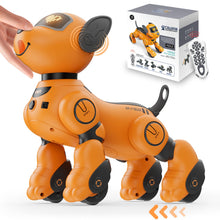 Load image into Gallery viewer, Robot Dog Toy for Kids, Voice &amp; 2.4GHz Remote Control Robot Pet with Interactive Touch Sensors, Over 20+ Responses
