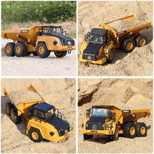Load image into Gallery viewer, RC Dump Truck 1/24 Scale 2.4G Remote Control Articulated Truck Construction Car Electronic Simulation Engineering Vehicle Toys
