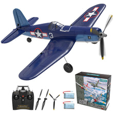 Load image into Gallery viewer, RC Plane 4 Channel Remote Control Airplane with 3 Modes - Ready to Fly Upgrade F4U Corsair RC Airplane for Beginners Adult

