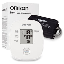 Load image into Gallery viewer, OMRON Iron Blood Pressure Monitor for Home Use &amp; Upper Arm Blood Pressure Cuff - #1 Doctor &amp; Pharmacist Recommended Brand
