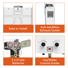 Load image into Gallery viewer, TOPWISH 10L Propane Tankless Water Heater 2.64 GPM, Outdoor Water Heater
