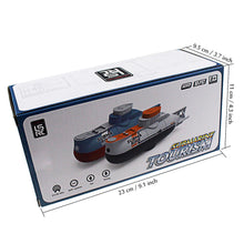 Load image into Gallery viewer, RC Submarine Toy Remote Control Boat Underwater Diving Waterproof for Fish Water Tank Kids Birthday Gift (White)
