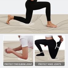 Load image into Gallery viewer, PAIDU Large Yoga Mat-72’x36’x0.4’ Extra Width ＆ Thick,Comfortable,Non-Slip Exercise Mat-Works Great on All Floor for Stretching,Yoga Studio,Gym or Home Workouts (Beige)

