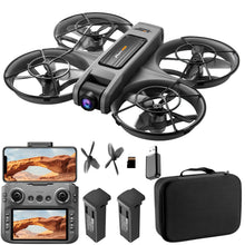 Load image into Gallery viewer, OBEST RC Drone With Screen On Controller (5.9in), Brushless Motor Drone with Dual Cameras
