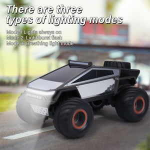 Remote Control Pickup Truck Style Toy car,1:12 Scale with Alloy Shell Lights and Sounds, 2.4GHz All Terrain Toy Car