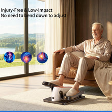 Load image into Gallery viewer, Under Desk Elliptical Machine, Mini Ellipse Leg Exerciser as Seen on TV, Portable Quiet Electric Seated Pedal Exerciser While Sitting for Seniors, 12 Speeds, Manual &amp; Auto Mode for Home &amp; Office
