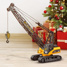 Load image into Gallery viewer, Top Race 15 Channel Remote Control Crane Toy - Battery Powered 1:14 Scale RC Construction Vehicles with Heavy Metal Hook
