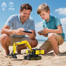 Load image into Gallery viewer, RC Excavator Technique Building Sets for Boys,15061 RC Construction Vehicles Toy with APP Remote Control Building Blocks, STEM
